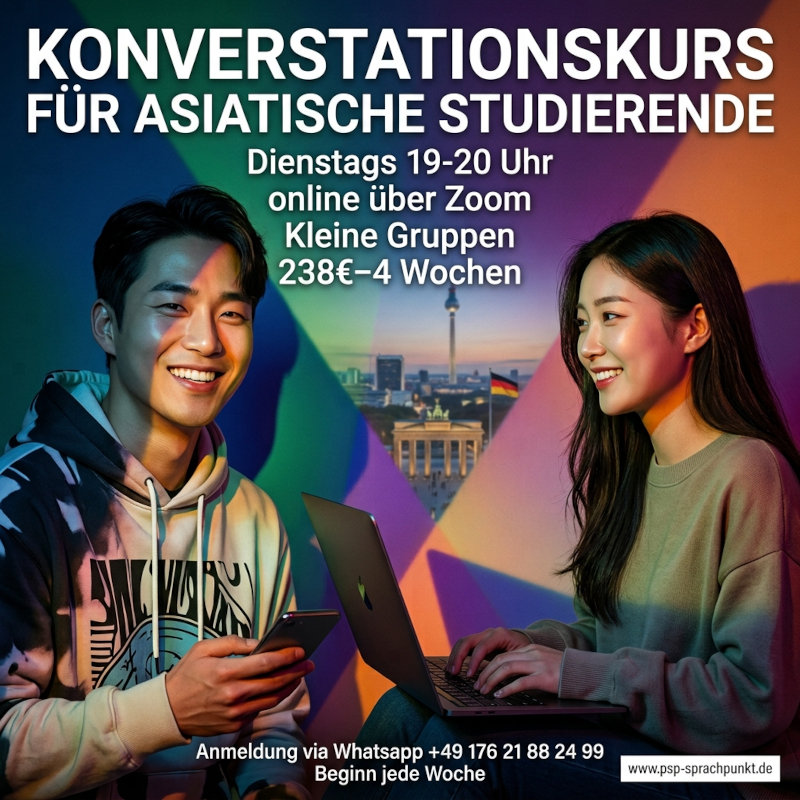 Konverstationskurs für asiatische Studierende